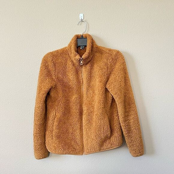 Uniqlo Teddy Zip Up Sweater - Picture 1 of 5